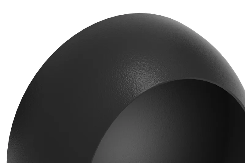 Corbo Liten Vegghengt Rund Etanolkamin 60x23x60 cm i Stål - Svart - Innredning - Peis - Peis uten pipe - Biopeis