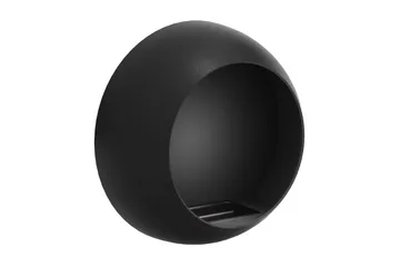 Corbo Liten Vegghengt Rund Etanolkamin 60x23x60 cm i Stål - Svart - Innredning - Peis - Peis uten pipe - Biopeis