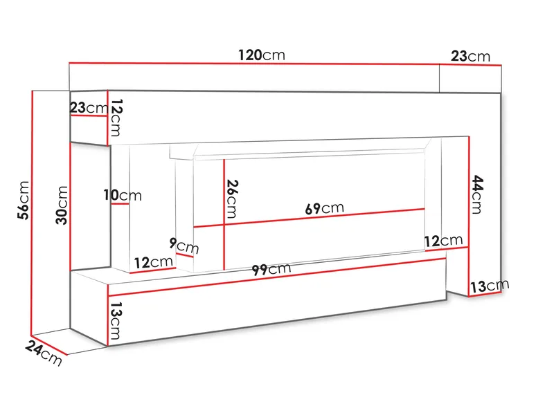Morvyn Elektrisk Peis 120 cm - Innredning - Peis - Peis uten pipe - El-peiser
