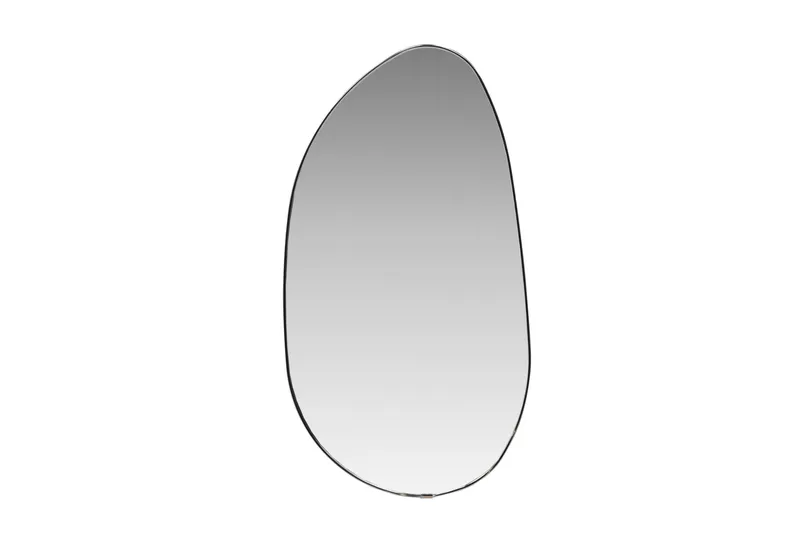 Borgholm Vegghengt Speil 30 cm, Sølv