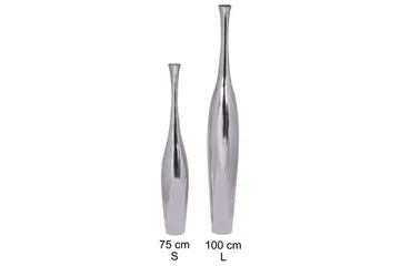 Vase Wohnling polert aluminiumstøp, moderne stil 100 cm - 100 cm - Innredning - Vaser