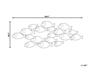 Fermium Veggdekorasjon 123 cm - Grønn - Innredning - Veggdekorasjon - Skilt - Metallskilt
