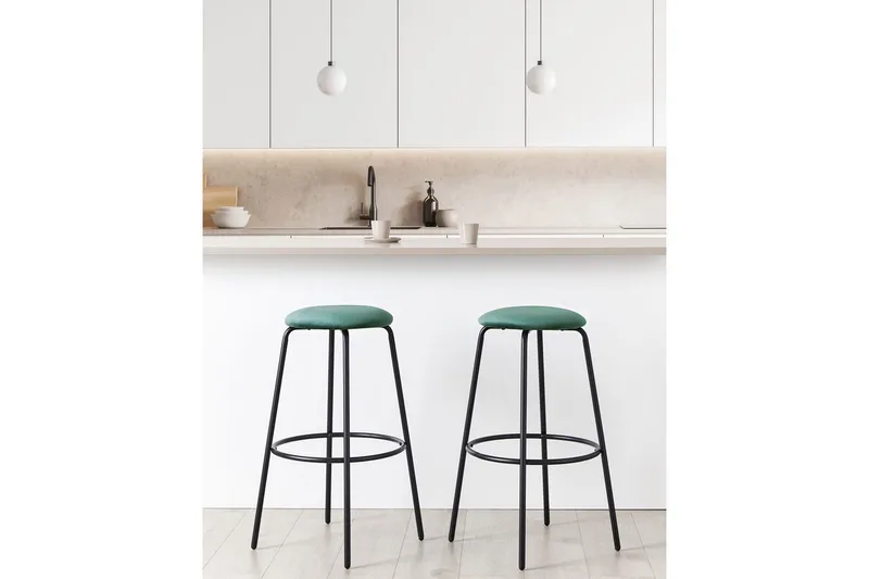Bargrupp Emerald green - Møbler - Stoler & lenestoler - Barstoler