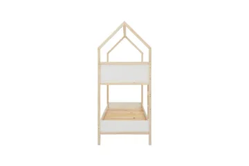 Køyeseng Square Line Hvit, 223x205x96 cm - Hvit, 223x205x96 cm - Møbler - Barnemøbler - Barneseng & Juniorseng - Køyeseng barn