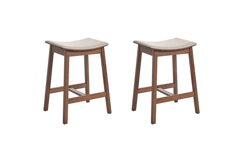 Barstol Dixon set om 2 Beige