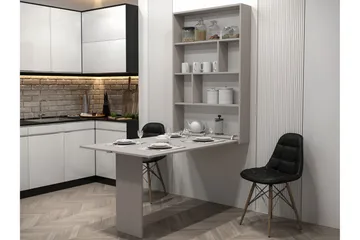 Abi Matbord Vägghängt 130 cm Rektangulær - Beige - Møbler - Bord - Spisebord & kjøkkenbord
