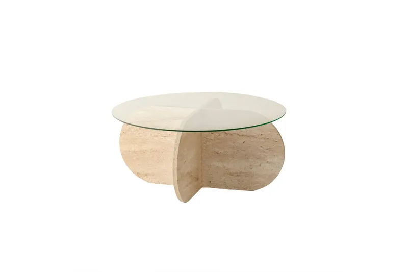 Bengul Sofabord 75 cm, Beige