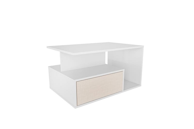 Bulvari Stuebord 90 cm, Beige/Hvit