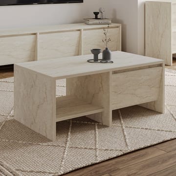Crala Sofabord 90x35x45 cm - Travertin - Møbler - Bord - Sofabord