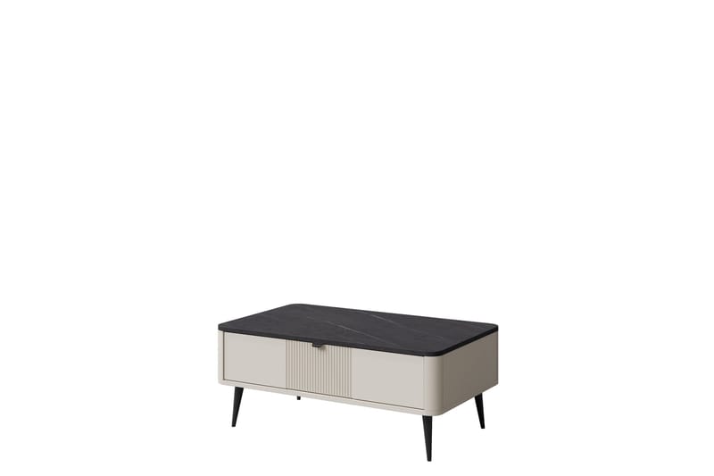 Cucina Sofabord 100 cm, Beige/Grå