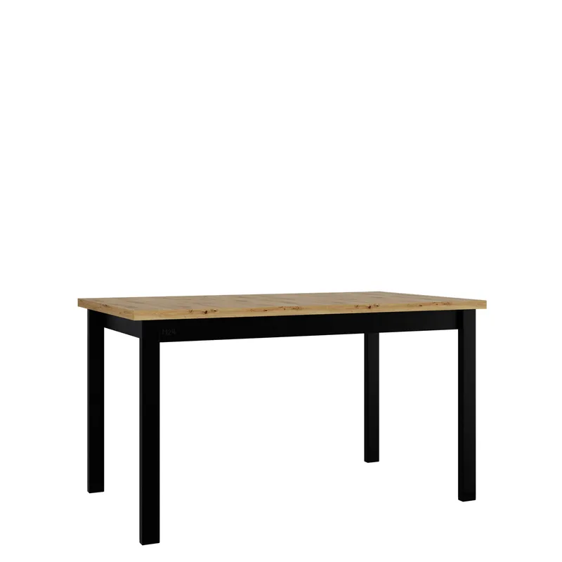 Ericka Spisebord 140 cm Rektangulær, Svart/Brun