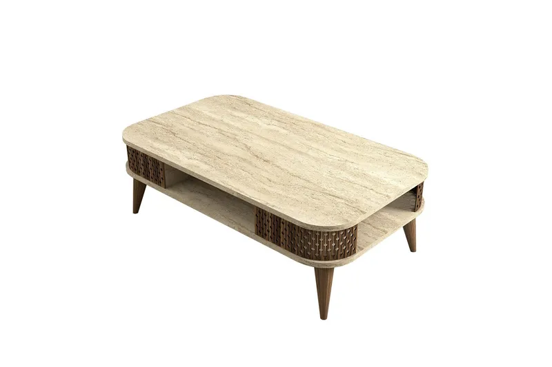 Eylul Sofabord 105 cm, Beige