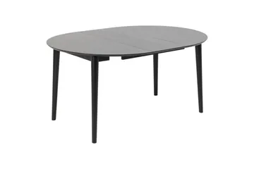 Grasonville Uttrekkbar Spisegruppe 115-154 Cm + 4 Spisestuestoler - Svart - Møbler - Bord - Spisegrupper