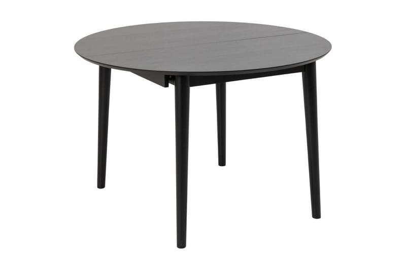 Grasonville Uttrekkbar Spisegruppe 115-154 Cm + 4 Spisestuestoler - Svart - Møbler - Bord - Spisegrupper