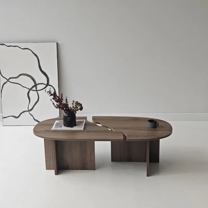 Jorvis sofabord 120 cm ovalt - Valnøtt - Møbler - Bord - Sofabord