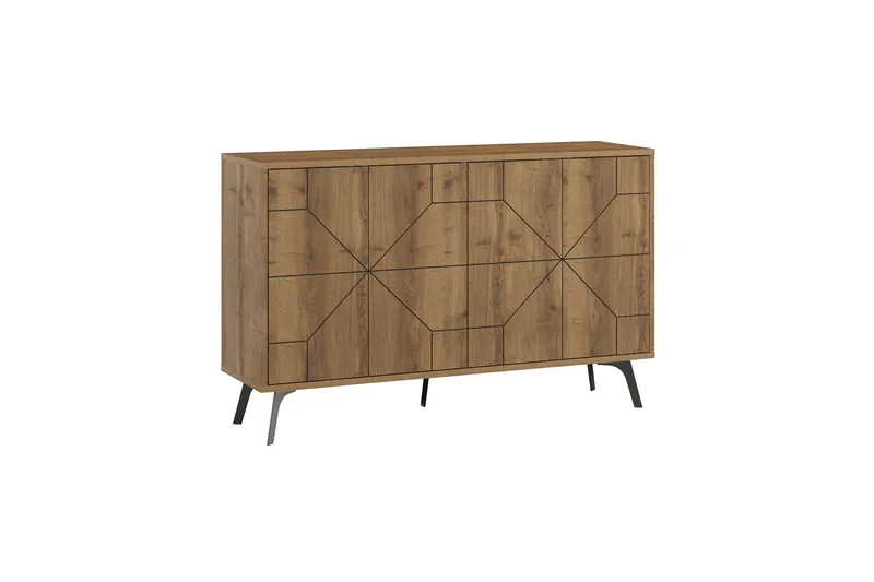 Dune Konsollbord 123x77,4 cm Brun/Hvit, Hanah Home