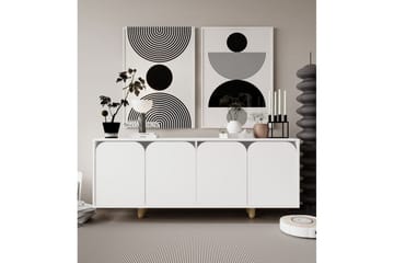 Bohem Konsollbord 180x180 cm - Hvit - Møbler - Bord - Avlastningsbord - Gangbord