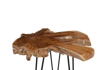 Camrose Avlastningsbord Sett 60 | 60 cm - Brun - Møbler - Bord - Avlastningsbord - Settbord