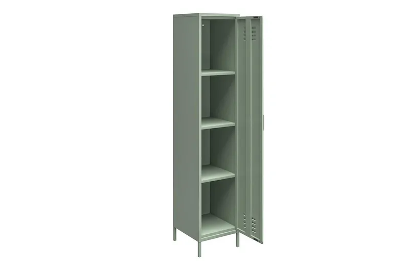 Høyskap Mission District 38x40x185 cm, Lysegrønn - 38x40x185 cm, Lysegrønn - Oppbevaring - Skap - Oppbevaringsskap - Omkledningsskap