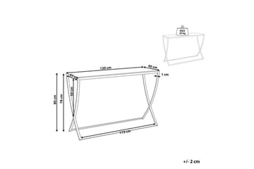 Konsolbord Beliani Ringgold GOLD - Møbler - Bord - Avlastningsbord - Gangbord