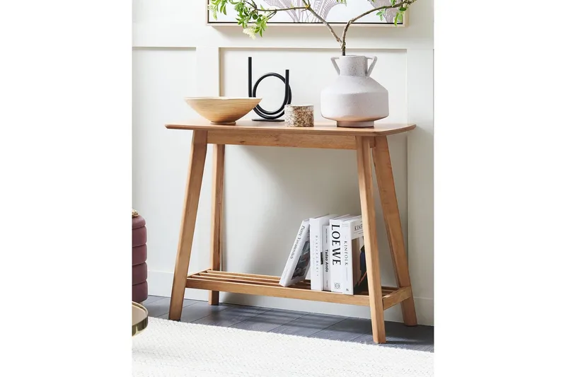 Konsolbord Beliani Tulare Light wood - Møbler - Bord - Avlastningsbord - Gangbord