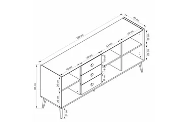 Konsoll Ralor Hvit - Hvit - Møbler - Bord - Avlastningsbord - Gangbord