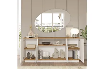 Anari Konsollbord 180 cm - Brun/Hvit - Oppbevaring - Oppbevaringsmøbler - Sideboard & skjenker
