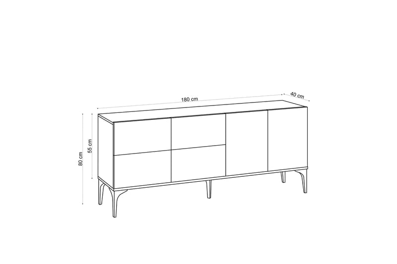 Colldela Avlastningsbord 180 cm - Natur - Møbler - Bord - Avlastningsbord - Konsollbord