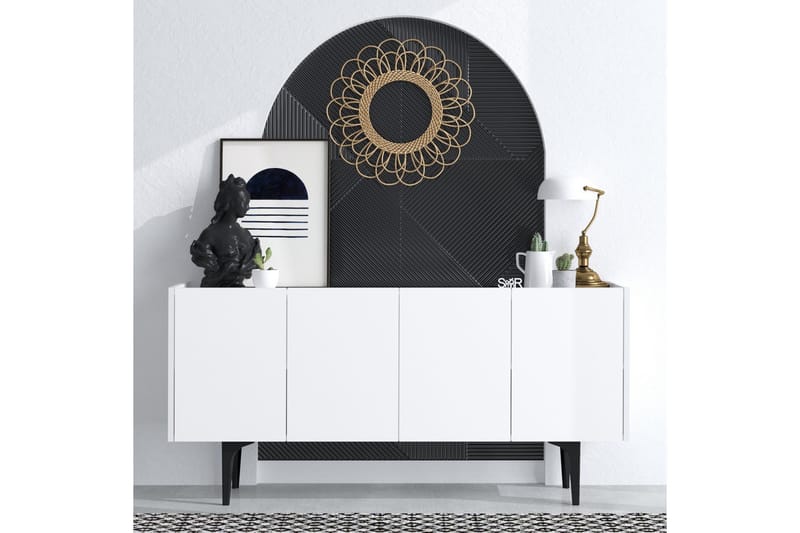 Desgrar Konsollbord 150x75 cm - Hvit - Møbler - Bord - Avlastningsbord - Konsollbord