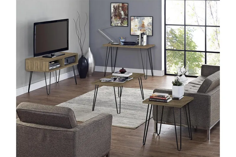 Owen Avlastningsbord 50 cm Tre - Dorel Home - Møbler - Bord - Avlastningsbord - Lampebord & sidebord