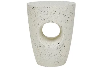 Merritt Sidebord 37 cm - Hvit - Møbler - Bord - Avlastningsbord - Lampebord & sidebord