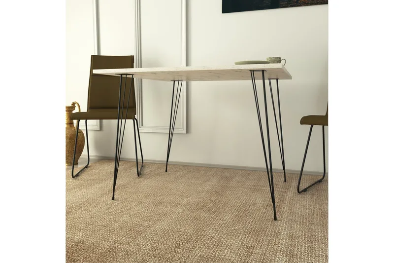 Murtwell bord 90 cm - Svart / Hvit - Møbler - Bord - Spisebord & kjøkkenbord