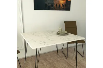 Murtwell bord 90 cm - Svart / Hvit - Møbler - Bord - Spisebord & kjøkkenbord