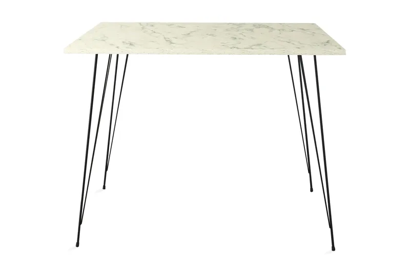 Murtwell bord 90 cm, Svart / Hvit