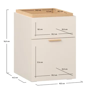 Nattbord 4 You Fresh - Sandbeige - Møbler - Bord - Avlastningsbord - Sengebord & nattbord