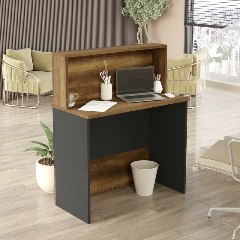 Resepsjonsbord Skye Decor Bren (90 x 110 x 44,5 cm) Baroq Antrasitt - Baroq/Antrasitt - Møbler - Bord - Avlastningsbord - Gangbord