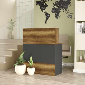 Resepsjonsbord Skye Decor Bren (90 x 110 x 44,5 cm) Baroq Antrasitt - Baroq/Antrasitt - Møbler - Bord - Avlastningsbord - Gangbord