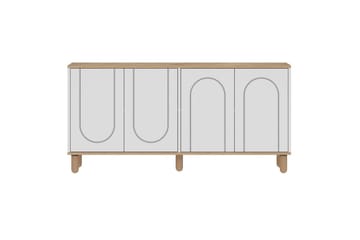 Salven Konsollbord 150 cm - Eik/Hvit - Møbler - Bord - Avlastningsbord - Gangbord