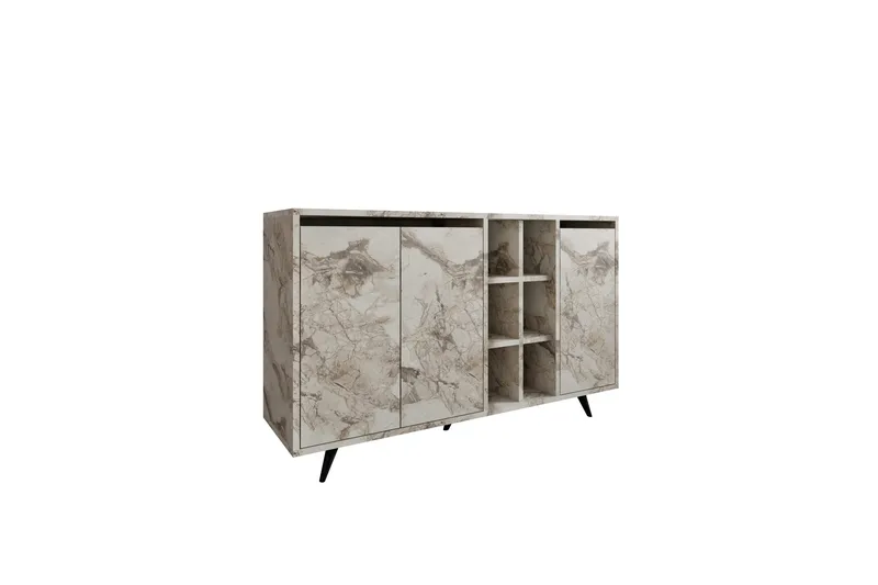 Seria Konsollbord 140 cm, Hvit Marmor
