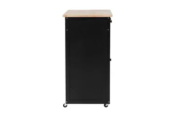 Trapani Serveringsbord 75 cm - Svart - Oppbevaring - Kjøkkenøyer