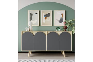 Venezia Konsollbord 150x150 cm - Brun/Antrasitt - Møbler - Bord - Avlastningsbord - Gangbord