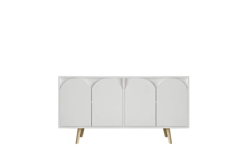 Venezia Konsollbord 150x150 cm, Hvit