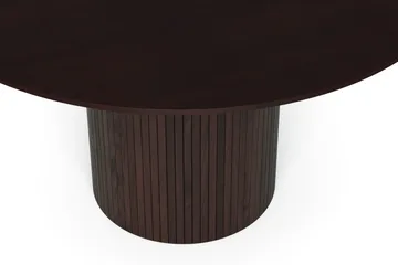 Kopparbo rundt spisebord 130 cm finér - Røkt eik - Møbler - Bord - Spisebord & kjøkkenbord