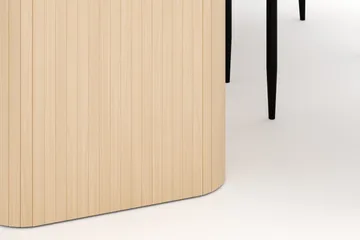 Kopparbo Spisebord 180-240 cm Uttrekkbart med 6 Sawako Stoler - Hvit - Møbler - Bord - Spisegrupper