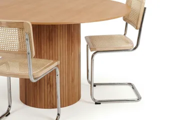 Kopparbo spisegruppe rund 150 cm eik med 6 Build spisestoler - Eik - Møbler - Bord - Spisegrupper