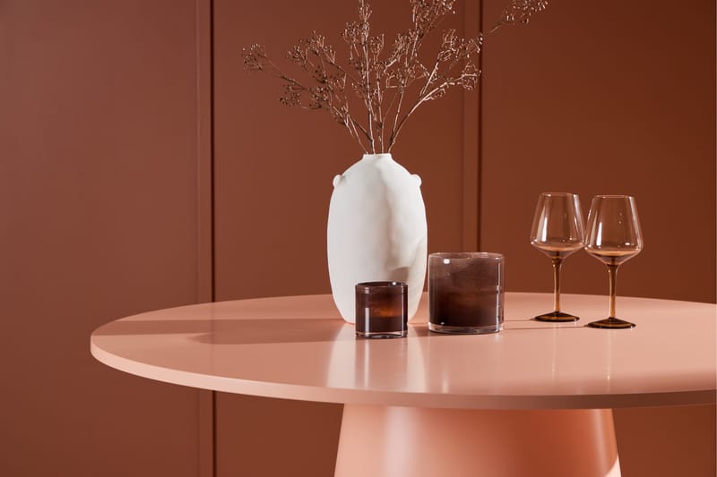 Lanzo Spisebord 120 cm Rundt - Rosa - Møbler - Bord - Spisebord & kjøkkenbord