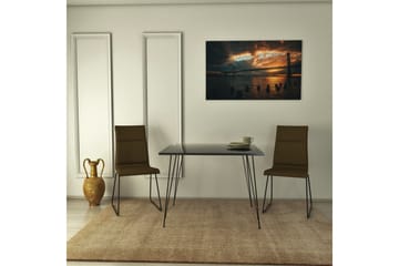 Murtwell bord 90 cm - Svart / Hvit - Møbler - Bord - Spisebord & kjøkkenbord