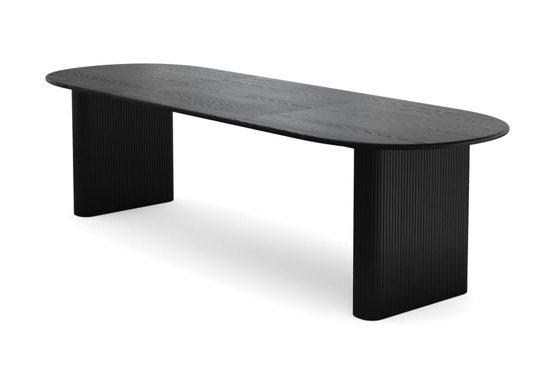Noira uttrekkbart spisebord 220/320x100cm, Svart