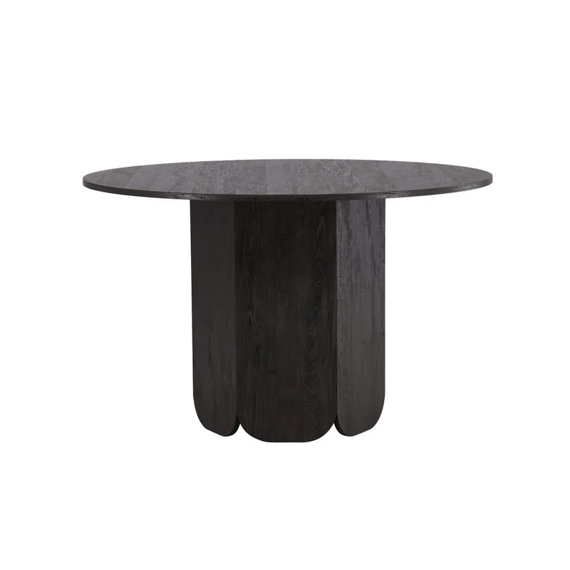 Rundt spisebord Tekla, Svart, 120