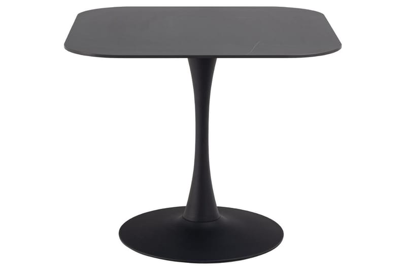Salm Spisebord 90 cm Kvadratisk - Svart - Møbler - Bord - Spisebord & kjøkkenbord